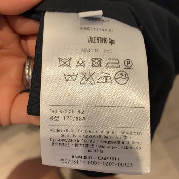 Valentino bomber jacket, Size 42 EUC - Picture 7 of 10